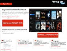 Tablet Screenshot of downloadpopcorntime.com